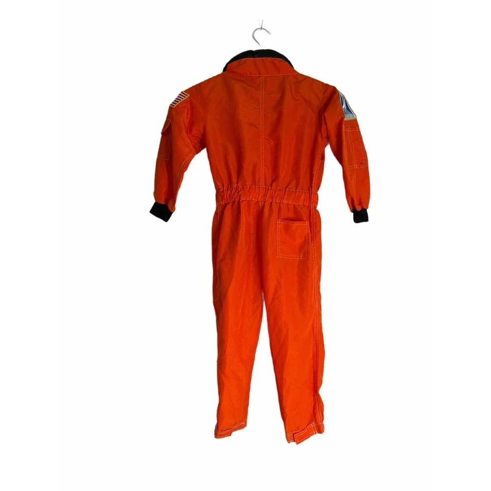 Aeromax NASA Astronaut Costume Jumpsuit Size 4-6 Orange Commander Space Suit